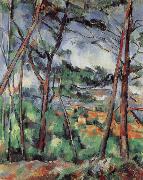 Paul Cezanne Lanscape near Aix-the Plain of the arc river oil on canvas